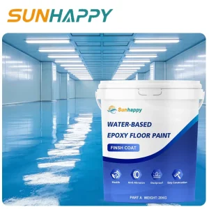 Sunhappy Factory-Specific Epoxy Floor Coating Water-Based Epoxy Anti-static Floor Paint Industrial Wear-Resistant Floor Paint