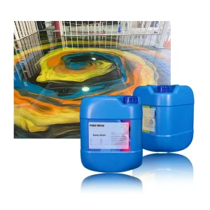 Super Clear 3D Flooring Epoxy Resin Self Leveling Painting for Concrete Floor