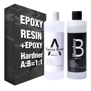 Super Crystal Clear Resin Epoxy Kit Epoxy Resin Mix 1:1 Ratio AB Glue for DIY Supplies
