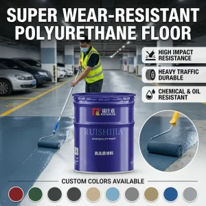 Super Wear Resistant Polyurethane Floor Coating Heavy Duty Anti Slip for Underground Parking Lot and Garage