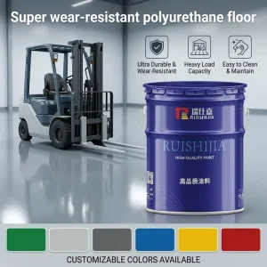 Super Wear-Resistant Polyurethane Floor Coating Heavy Duty Anti-Slip for Underground Parking Lot and Garage