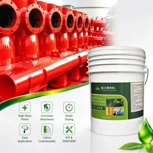 Synthetic Interior and Exterior High Glossy Alkyd Resin Water Based Enamel Lacquer Paint for Wood and Metal Surface Use