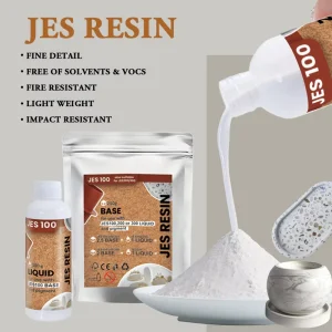 TIMESRUI Eco Resin Powder Low Expansion Non Toxic Plaster Jesmonite Resin Casting Powder for DIY Jesmonite Art Casting