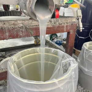 Tin Cure Transparent Silicone Rubber Making Mold for Resin Gypsum Concrete Casting