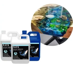 Transparent Clear Double Components Deep Pour Epoxy Casting Resin DIY Woodworking River Table Tops Adhesive Sealant