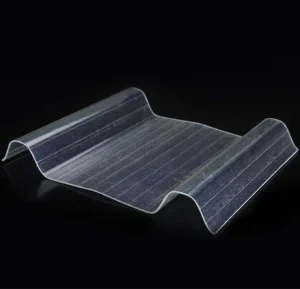 Transparent Corrugated Sheet FRP Fiberglass UV Resistant Skylight Roof Panel for Greenhouse Workshop Food Factory