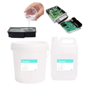 Transparent Glue Encapsulation Silicone 2:1 Epoxy 2 Component Resin Potting Compound Liquid Thermally Conductive