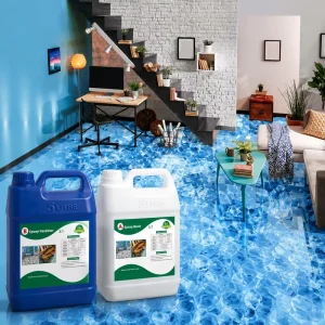 Transparent Liquid Crystal clear Resin Watersoluble Epoxy for 3d Epoxy Resin Floors Paint