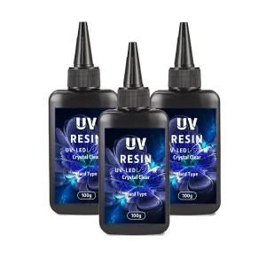 Transparent Low Dor Epoxy Acrylic Uv Resin Resina Liquid Clear Kit Glue