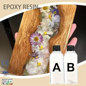 Transparent Resin Epoxy Resina Epoxica a Y B Liquid Epoxy Resin and Hardener Deep Pour Crystal Clear for Crafts Wood Tables