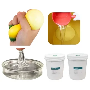 Two Component Transparent Liquid Silicone Gel Toy Soft Office Fun Stress Relief Adhesive Sealant Softness Silicone Material