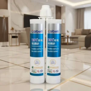 Two Component Waterproof Mildew proof Gold Glitter Epoxy Tile Floor Grout Anti bacterial Color Retention