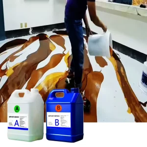 Two Components Polyurethane and Epoxy Resin Metallic Powder Floor for Epoxy Floor Primer Middle Top Coating