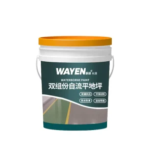 Two component Self Leveling Epoxy Resin Floor Paint Durable Long Lasting for Finish for Concrete Garages Water Based Coating