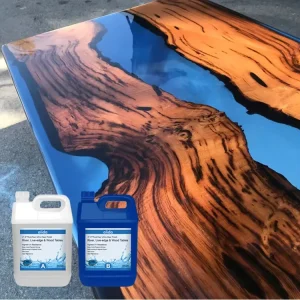 UV Resistant Clear Casting AB Glue Resin Epoxy for Furniture Deep Pour River Table Adhesives & Sealants