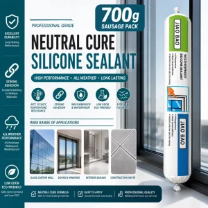 UV Resistant Neutral Soft Pack Sealant Anti Aging Glue for Outdoor Use CE Certified