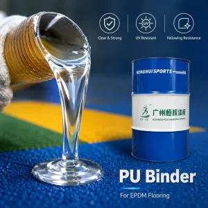 UV Stable Aliphatic Polyester Polyurethane Binder Resin for EPDM Granules