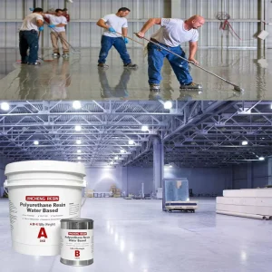 UV Stable Professional Grade Polyaspartic Top Coating for Warehouse Commercial Flooring Fast Curing High Gloss Concrete Surfaces