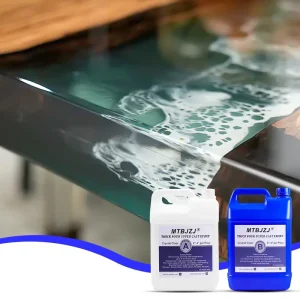 Ultra Clear High Strength Double Components Wood River Table Resin Epoxy Deep Cast Feature for Art Casting Woodworking