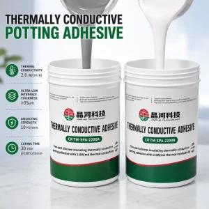 V0 阻燃灌封胶，具有 10 KV/mm 绝缘强度，用于 LED 驱动器的硅胶灌封复合材料