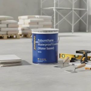 W 15 Waterborne Polyurethane CE Indoor Waterproof Paint for Bathroom and Kitchen Sealing One Component Coating