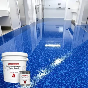 Water Based Clear Wear Resistant Polyurethane Resin Floor Coating PU Top Paint Eco Friendly Odorless