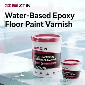 Water Based Epoxy Floor Paint Varnish Clean Topcoat Can Enhance Wear Resistance and Gloss Is Use with Floor Paint