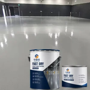Water-Based High-Gloss Two-Component Self-Leveling Epoxy Resin Floor Paint for Concrete Garage & Warehouse Coating