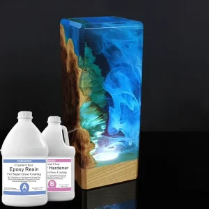 Water Based Late Dry Deep Pour Clear Epoxy Resin AB Glue Adhesive for Table Lamps