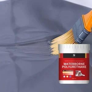 Water Based Polyurethane Adhesion Waterproof Coating 500G Roof Sealing Anti Leakage Liquid Paint Brush Application