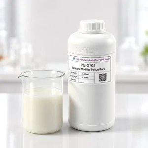 Water Based Silicone Modified Polyurethane Resin Anti Stick Anti Stain Silky Skin Feel PU Coating Resin for Textile and Paper