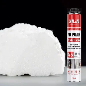 Water Resistant Expanding Polyurethane Foam Sealant Spray for Construction Woodworking Exterior Wall Cracks Pipe Filling