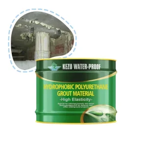 Water Soluble Hydrophilic Polyurethane Foam Injection Resin Liquid Eco Friendly High Strength Concrete Crack Repair Material