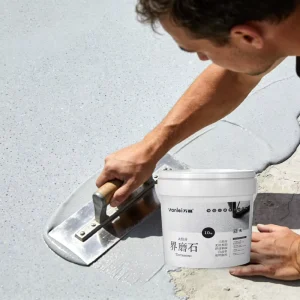 Water based High gloss Marble Effect Self leveling Epoxy Terrazzo Floor Paint for Concrete Floors