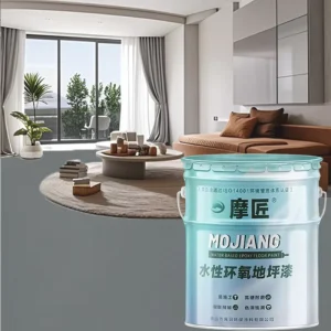 Water based Liquid Coating Self leveling Epoxy Floor Paint Brush Applied Epoxy Resin Concrete Garage Floor