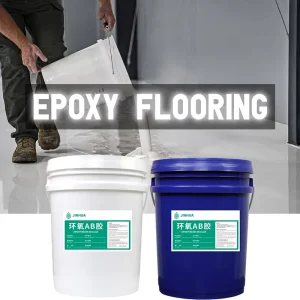 Waterborne Concrete Epoxy Resin High Build Paint Self Leveling Floor 100% Solid Epoxy Paint Floor