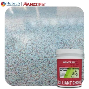Waterborne Eco Friendly Epoxy Resin Floor Coating Anti Slip Quick Dry for Commercial Space Restaurant and Hotel Lobby