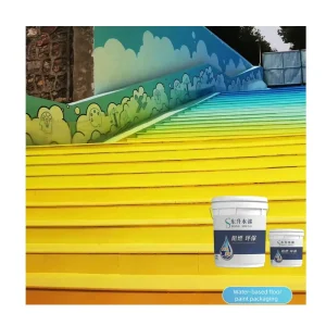 Waterborne Epoxy Floor Paint Two Component Low VOC Coating Wear Resistant for Warehouse Food Factory and School in Africa