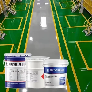 Waterborne Epoxy Self Leveling Liquid Coating for Cement Floors Waterproof Resin Paint with High Pressure Resistance