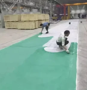 Waterborne L.Grey Color Customized Epoxy Floor Paint Resin Eco Friendly Liquid Coating for Concrete Cement Garage Ground