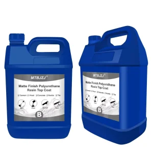 Waterborne Zero VOC Low Viscosity Scratches Heat Resistance PU Top Coat