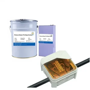 Waterproof Insulation Polyurethane Two Component Flame Retardant Potting Sealant for LED PCB Electronic Components Construction