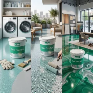 Waterproof Water Based Epoxy Resin Liquid Coating for Outdoor Floors with UV Resistance and Brush Application