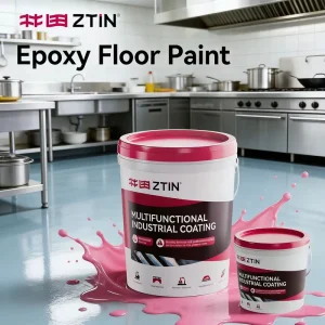 Waterproof and Non Slip Epoxy Floor Paint Liquid Coating Specially Used for High Anti Slip Areas and Safe Passages