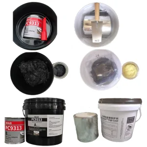 Wear Resistant Abrasive Coating Epoxy Metal Repair Resin Backing Adhesive for Mining Crusher