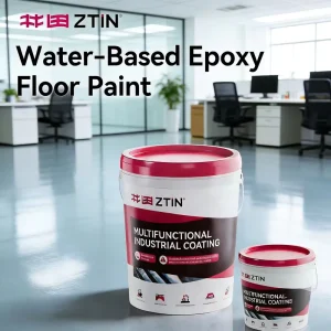 Wear Resistant High Adhesion Environmentally Friendly Water Based Epoxy Resin Floor Paint for Various Office Floors