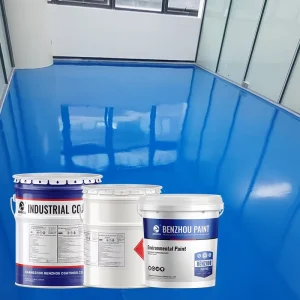 Wear resistant Waterborne Epoxy Floor Paint Outdoor Sports Court Customized Colors UV Resistant Anti slip Coating Brushed