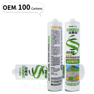 White Silane Modified Polyurethane Glue Multi Purpose UV Curing Sealant for Construction Transportation Adhesive Sealant