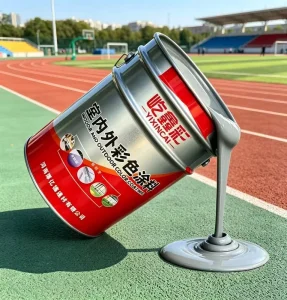 YIXINCAI Non Slip Acrylic Resin Liquid Floor Paint Roller Brush Application for School Playgrounds Commercial Industrial Floors