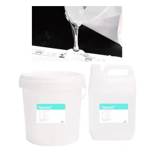 黑色高温双组分环氧树脂硅胶灌封复合材料液体导热防水剂